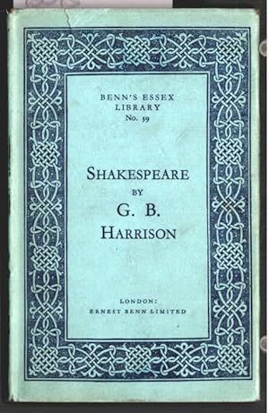 Shakespeare. Benn`s Essex Library No. 19.