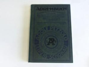 Adressbuch für Kürschnerei, Pez-Konfektion, Rauchwaren-, Häute- und Fellhandel, Rauchwaren-Färber...