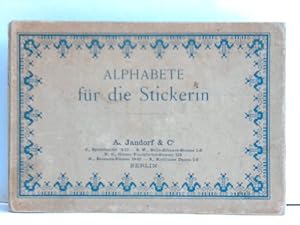 Alphabete für die Stickerin. Buchstaben, Monogramme, Ziffern und Ornamente nacha gezählten Fäden ...