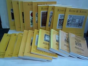 19 Buch-Auktions-Kataloge und ein Beiheft
