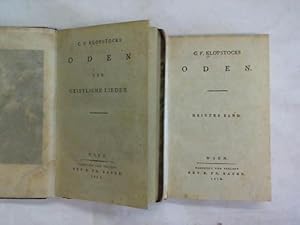 Oden und geistliche Lieder. Band 1 und 3. 2 Bände