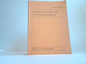 Der Begriff der geistigen Krise in der Erwachsenenbildung