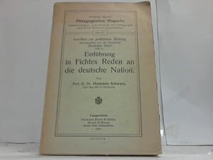 Einführung in Fichtes Reden an die deutsche Nation