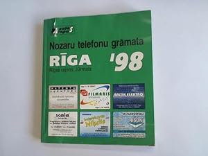 Nozaru telefonu gramata. RIGA '98. Rigas rajons, Jurmala