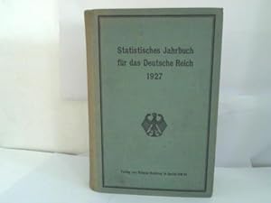 Statistischs Jahrbuch für das Deutsche Reich