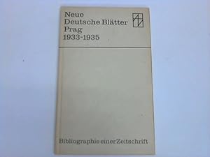 Bild des Verkäufers für Neue Deutsche Blätter. Prag 1933-1935. Biographie einer Zeitschrift zum Verkauf von CeBuch