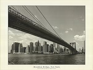 Image du vendeur pour RALF UICKER Brooklyn Bridge, New York (Lg) mis en vente par Art Wise