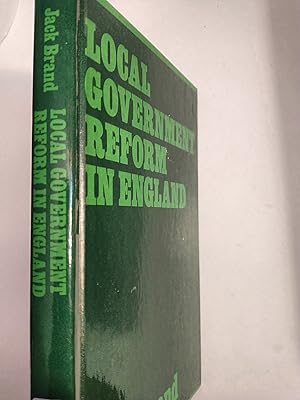 Seller image for Local Government Reform in England 1888-1974 for sale by Early Republic Books
