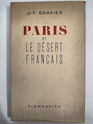 Imagen del vendedor de Paris Et Le Desert Francais a la venta por Early Republic Books