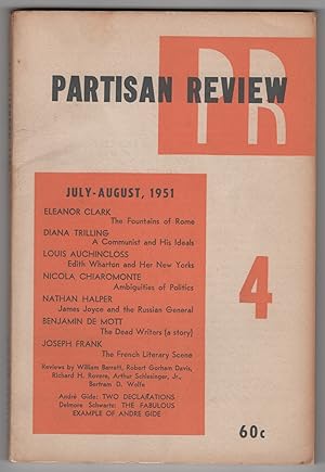 Immagine del venditore per Partisan Review, Volume 18, Number 4 (XVIII; July - August 1951) venduto da Philip Smith, Bookseller