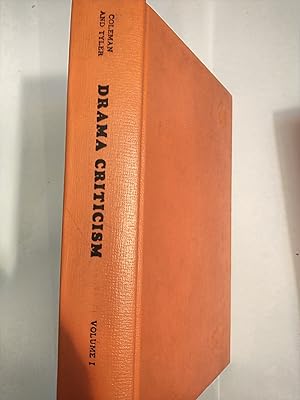 Seller image for Drama Criticism Volume One for sale by Early Republic Books