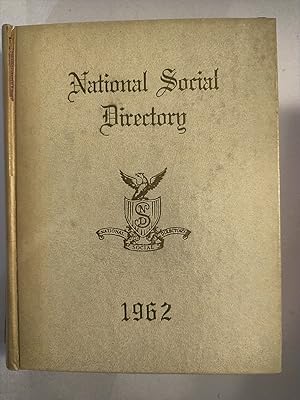 Bild des Verkufers fr National Social Directory 1962 zum Verkauf von Early Republic Books