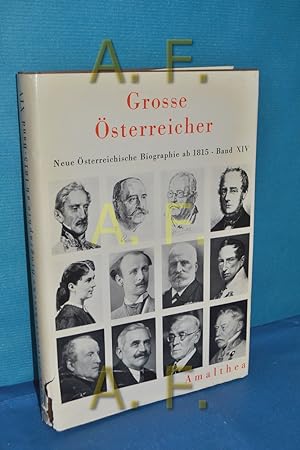 Immagine del venditore per Neue sterreichische Biographie ab 1815 : grosse sterreicher, Band XIV (14) venduto da Antiquarische Fundgrube e.U.