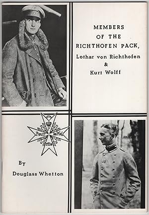 Seller image for Members of the Richthofen Pack, Lothar von Richthofen & Kurt Wolff for sale by Between the Covers-Rare Books, Inc. ABAA