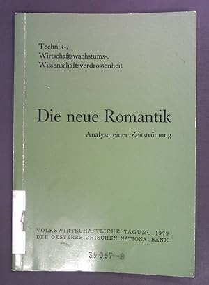 Bild des Verkufers fr Technikverdrossenheit und Technologiemitrauen. Analyse der Ursachen der Angst. - in: Die neue Romantik. Analyse einer Zeitstrmung. Volkswirtschaftliche Tagung 1979 der oesterreichischen Nationalbank. zum Verkauf von books4less (Versandantiquariat Petra Gros GmbH & Co. KG)