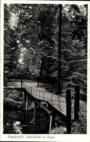 Bild des Verkufers fr Ansichtskarte / Postkarte Burgsteinfurt Steinfurt im Mnsterland, Kettenbrcke im Bagno zum Verkauf von akpool GmbH