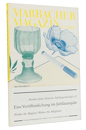 Seller image for Marbacher Magazin 72/1995 : Vom Schreiben 3 - Stimulanzien oder Wie sich zum Schreiben bringen? : Erschien fr die Ausstellung im Schiller-Nationalmuseum zwischen Juni und September 1995 for sale by exlibris24 Versandantiquariat