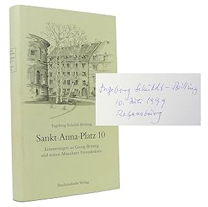 Bild des Verkufers fr Sankt-Anna-Platz 10 (signiert) : Erinnerungen an Georg Britting und seinen Mnchner Freundeskreis zum Verkauf von exlibris24 Versandantiquariat