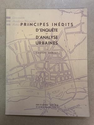 Principes inédits, denquête et danalyse, urbaines