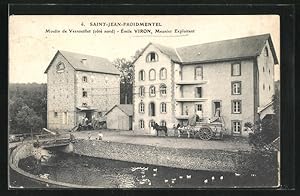 Carte postale Saint-Jean-Froidmentel, Moulin de Vernouillet, Emile Viron