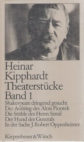 Bild des Verkufers fr Theaterstcke. Bd.1. Enth. u.a.: Shakespeare dringend gesucht. - Der Aufstieg des Alois Piontek. - Die Sthle des Herrn Szmil. zum Verkauf von Brbel Hoffmann