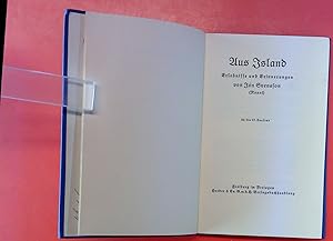 Bild des Verk�ufers f�r Aus Island - Erlebnisse und Erinnerungen zum Verkauf von biblion2