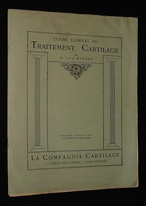 Bild des Verk�ufers f�r Cours complet du Traitement Cartilage zum Verkauf von Abraxas-libris