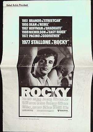 Immagine del venditore per Rocky Pressbook 1976 Sylvester Stallone, Talia Shire venduto da AcornBooksNH