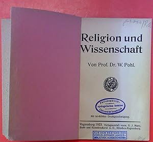 Bild des Verkufers fr Religion und Wissenschaft zum Verkauf von biblion2