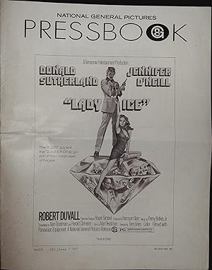 Bild des Verkufers fr Lady Ice Pressbook 1973 Donald Sutherland, Jennifer O'Neil zum Verkauf von AcornBooksNH