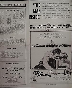 Seller image for The Man Inside 1958 Jack Palance, Anita Ekberg for sale by AcornBooksNH