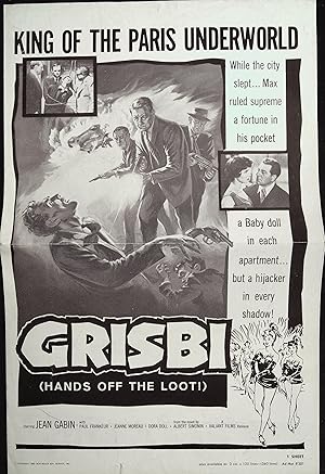 Seller image for Grisbi Pressbook 1960 Jean Gabin, Ren Dary for sale by AcornBooksNH