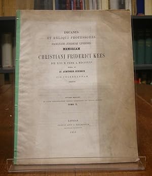 De falsa demonstratione heredis institutioni vel legato adjecta. Comm. II. [= Decanus et reliqui ...