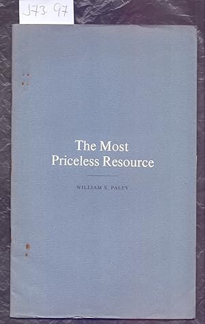 Bild des Verk�ufers f�r THE MOST PRICELESS RESOURCE zum Verkauf von Libreria 7 Soles