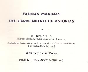 Seller image for FAUNAS MARINAS DEL CARBONIFERO DE ASTURIAS for sale by Libreria 7 Soles