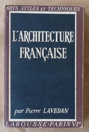 Imagen del vendedor de L'Architecture franaise. a la venta por librairie sciardet