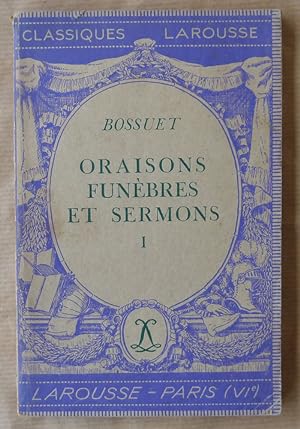 Bild des Verkufers fr Oraisons funbres et sermons I (vol.I seul). zum Verkauf von librairie sciardet