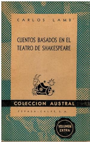 Imagen del vendedor de CUENTOS BASADOS EN EL TEATRO DE SHAKESPEARE. Con firma del anterior propietario. a la venta por angeles sancha libros