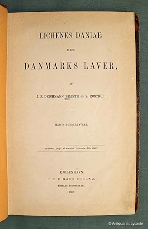 Image du vendeur pour Lichenes Daniae eller Danmarks Laver. mis en vente par Antiquariat Lycaste