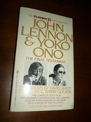 Bild des Verkufers fr The Playboy Interviews with John Lennon and Yoko Ono zum Verkauf von Gargoyle Books, IOBA