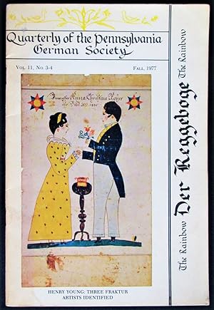 Seller image for Quarterly of the Pennsylvania German Society, Volume II, No. 3-4 Fall, 1977 for sale by Design Books