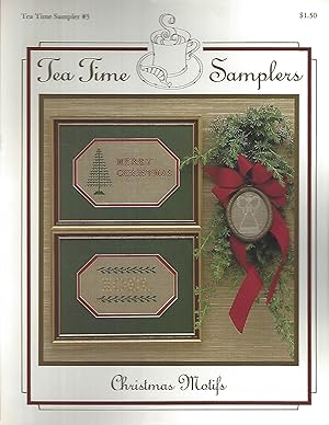 Imagen del vendedor de Tea time sampler #3 (Christmas Motifs Cross Stitch Sampler, Angel, Noel, Merry Christmas a la venta por Vada's Book Store