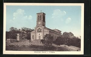 Carte postale Chanas, L`Eglise