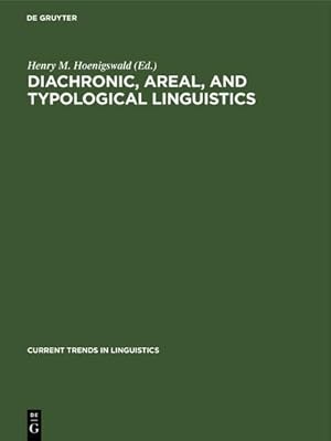 Bild des Verkufers fr Diachronic, areal, and typological Linguistics zum Verkauf von AHA-BUCH GmbH