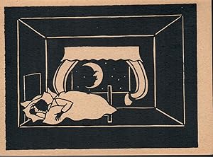 Bild des Verkufers fr Knstler-AK - Dr. Jrgen Schwendt - Nr. 9: Erfrischung bringt der Schlaf nur dann, wenn der Ozan durchs Fenster kann zum Verkauf von Walter Gottfried