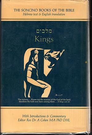 Image du vendeur pour Kings I & II: Hebrew Text & English Translation, with an Introduction and Commentary (Soncino Books of the Bible) mis en vente par Dorley House Books, Inc.