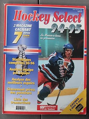 Imagen del vendedor de HOCKEY SELECT 94-95 (FRENCH Language); Mark Messier Cover; NHL Statistics magazine; a la venta por Comic World