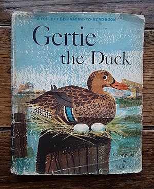 Bild des Verkufers fr Gertie The Duck A Follett Beginning To Read Book zum Verkauf von Grandma Betty's Books