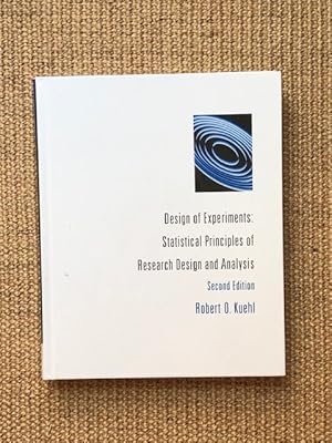 Imagen del vendedor de Design of Experiments: Statistical Principles of Research Design and Analysis a la venta por brandnewtexts4sale