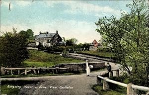 Ansichtskarte / Postkarte Castleton Derbyshire, Kingsley House and Howe View